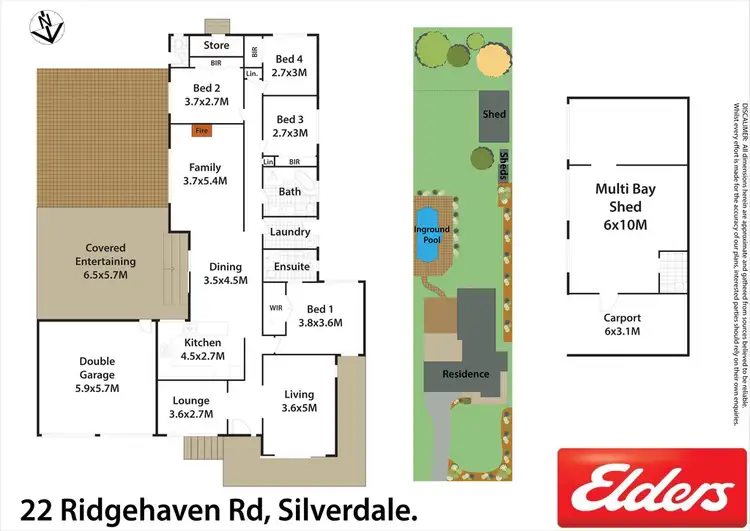 Floorplan of Homely house listing, 22 Ridgehaven Road, Silverdale NSW 2752