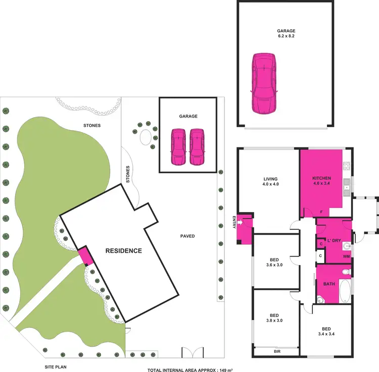 Floorplan of Homely house listing, 7 Neptune Avenue, Newcomb VIC 3219