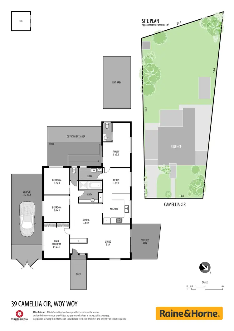 Floorplan of Homely house listing, 39 Camellia Circle, Woy Woy NSW 2256