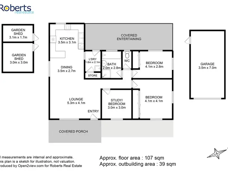 Floorplan of Homely house listing, 2 Sunrise Drive, Bicheno TAS 7215