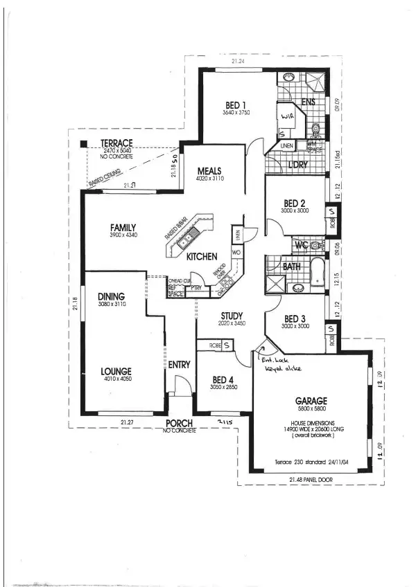 Floorplan of Homely house listing, 47 Edward Ogilvie Drive, Clarenza NSW 2460