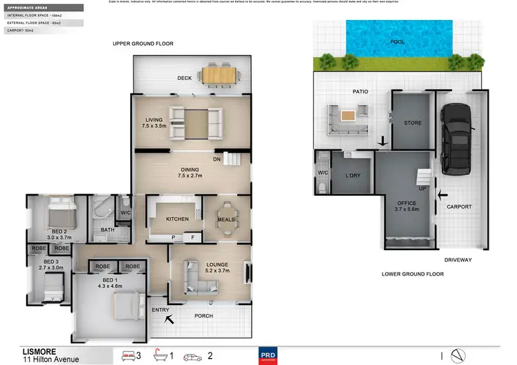 Floorplan of Homely house listing, 11 Hilton Avenue, Lismore NSW 2480