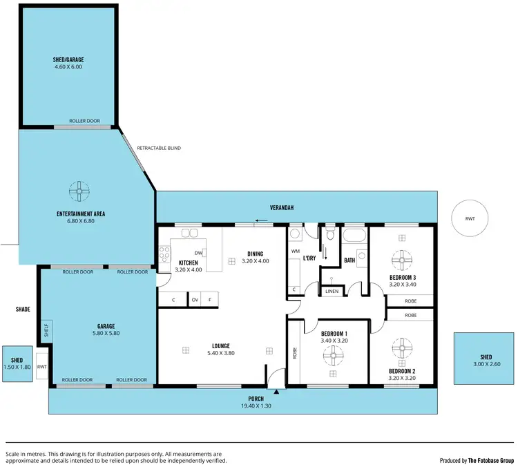 Floorplan of Homely house listing, 19 Devonshire Crescent, Old Reynella SA 5161