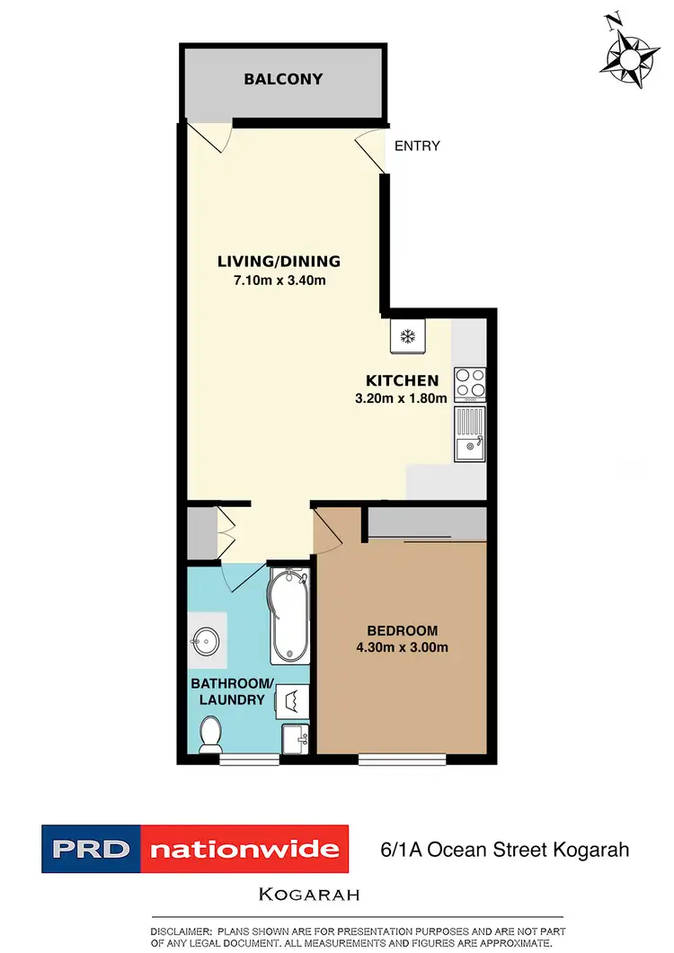 Floorplan of Homely unit listing, 6/1A Ocean Street, Kogarah NSW 2217