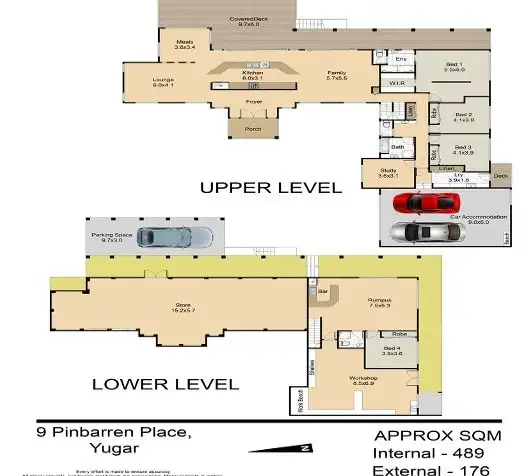 Floorplan of Homely house listing, 9 Pinbarren Place, Yugar QLD 4520