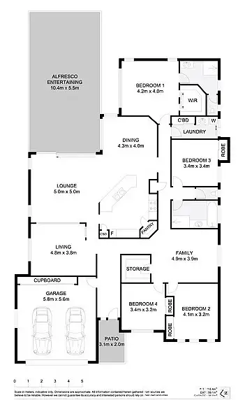 Floorplan of Homely house listing, Address available on request