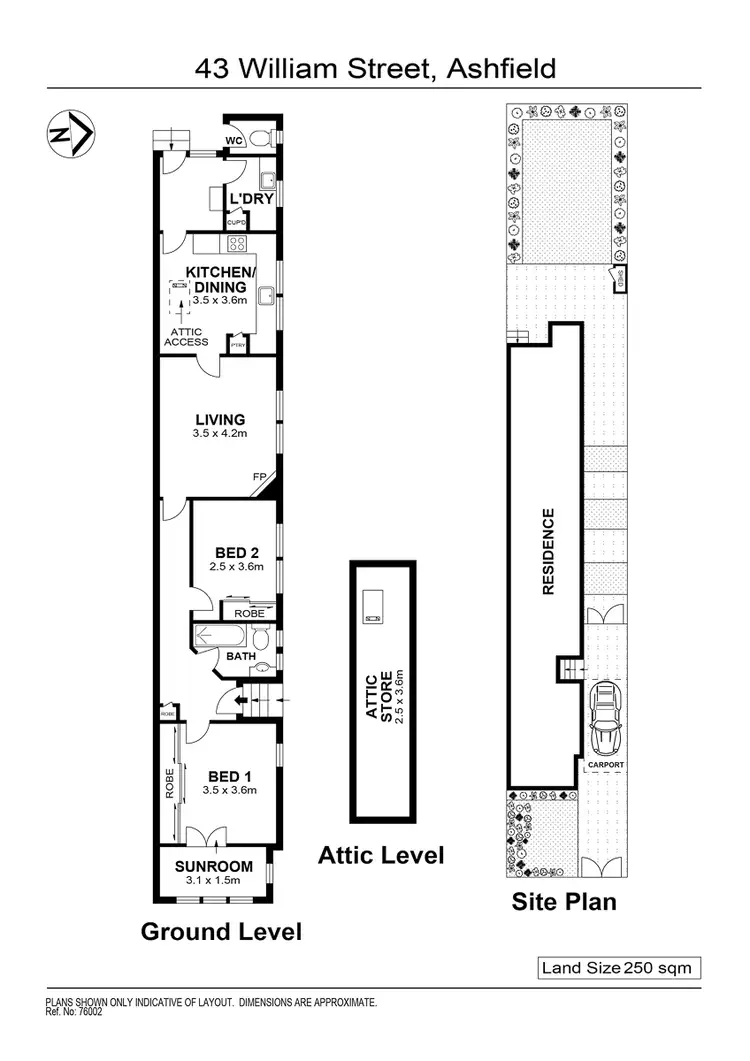 Floorplan of Homely house listing, 43 William Street, Ashfield NSW 2131