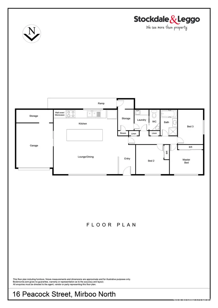Floorplan of Homely house listing, 16 Peacock St, Mirboo North VIC 3871