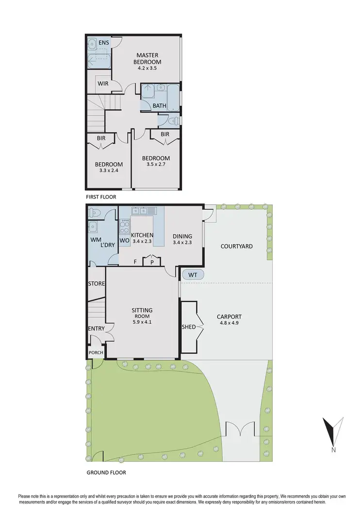 Floorplan of Homely townhouse listing, 1/56 Rathmines Road, Hawthorn East VIC 3123
