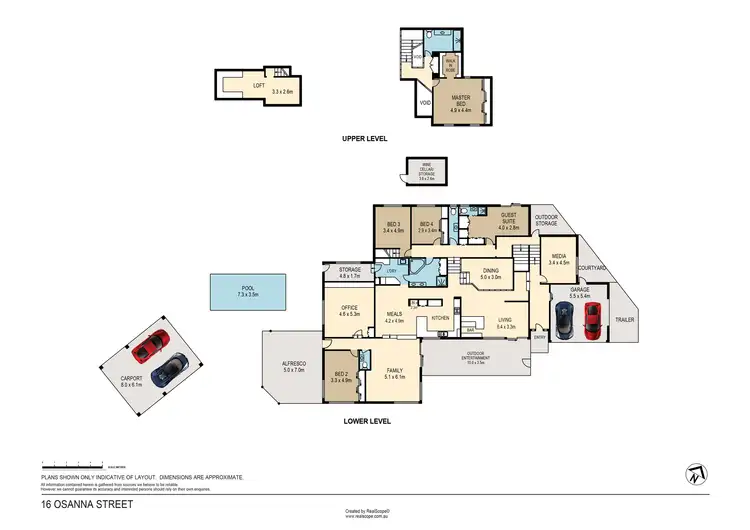 Floorplan of Homely house listing, 16 Osanna Street, Daisy Hill QLD 4127