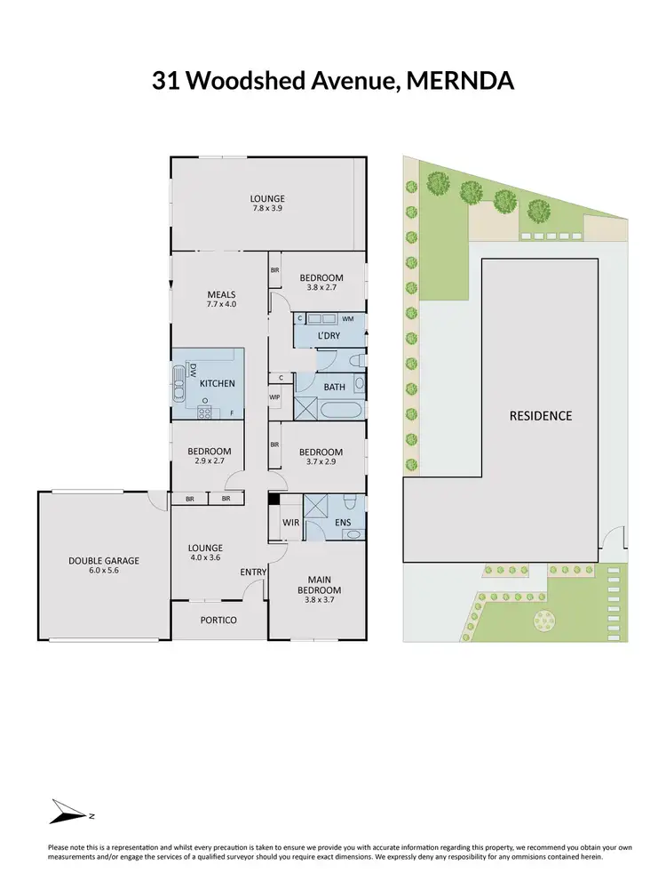 Floorplan of Homely house listing, 31 Woolshed Avenue, Mernda VIC 3754