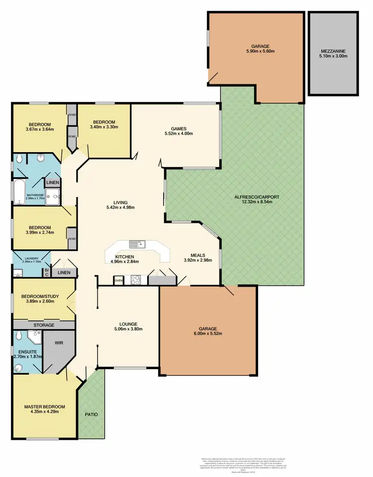 Floorplan of Homely house listing, 3 Glover Crescent, Metford NSW 2323