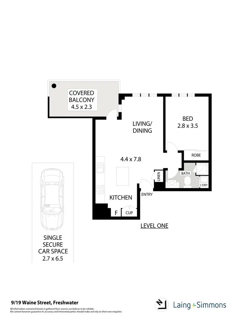 Floorplan of Homely apartment listing, 9/19 Waine Street, Freshwater NSW 2096