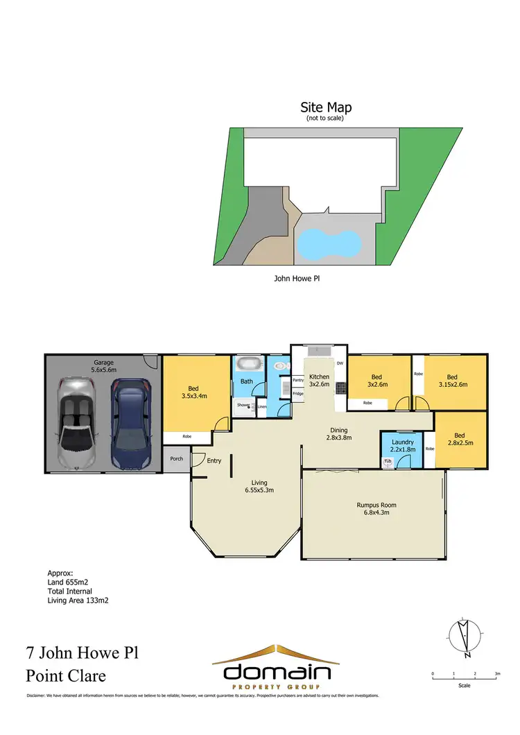 Floorplan of Homely house listing, 7 John Howe Place, Point Clare NSW 2250