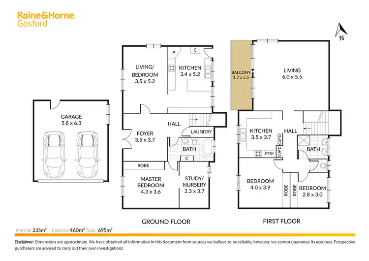 Floorplan of Homely house listing, 53 Orana Street, Green Point NSW 2251