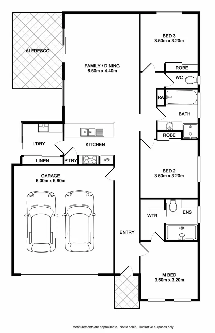 Floorplan of Homely house listing, 7 Jells Court, Wodonga VIC 3690
