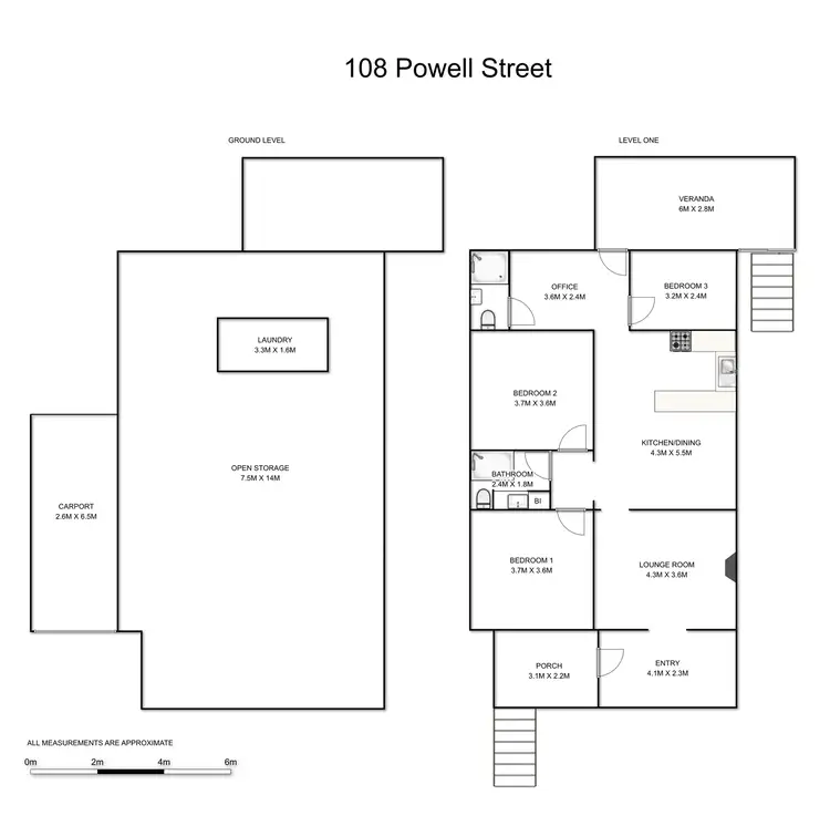 Floorplan of Homely house listing, 108 Powell Street, Grafton NSW 2460