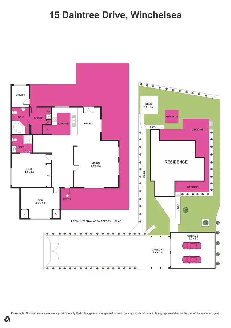 Floorplan of Homely house listing, 15 Daintree Drive, Winchelsea VIC 3241