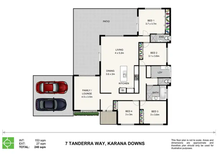 Floorplan of Homely house listing, 7 Tanderra Way, Karana Downs QLD 4306