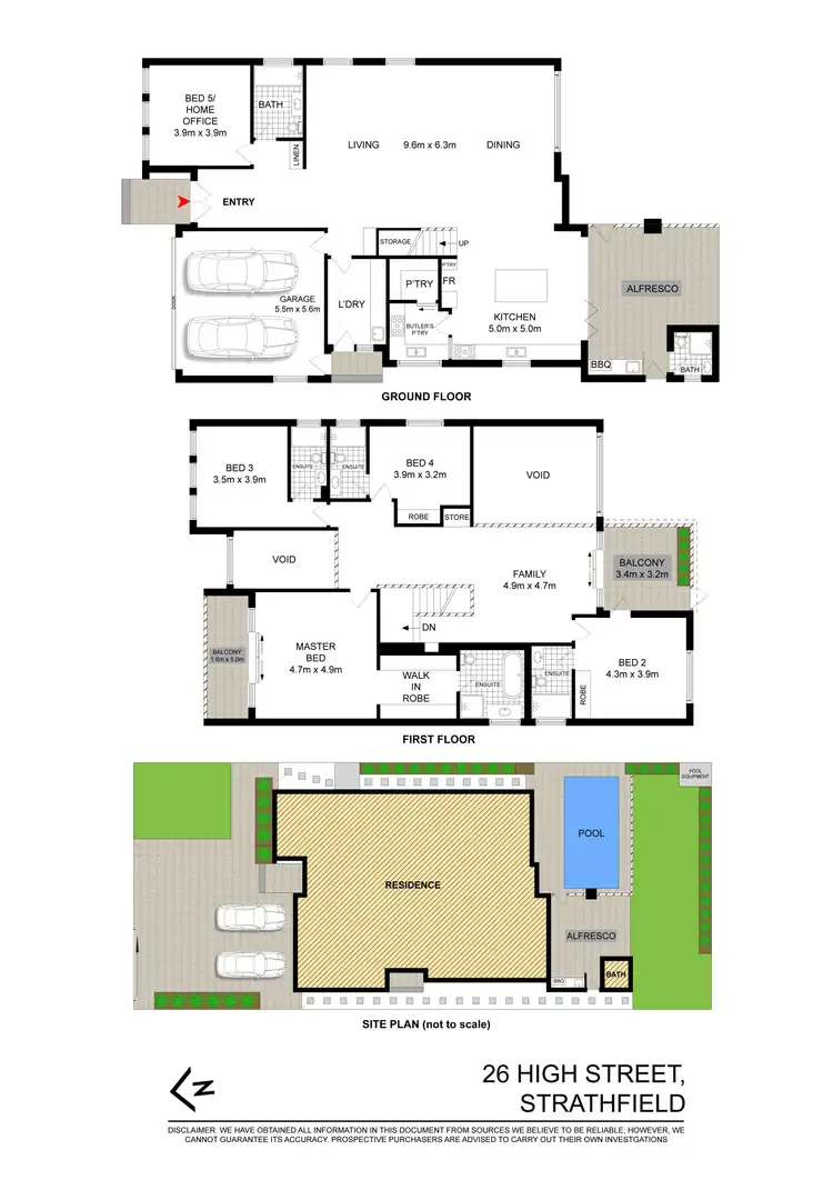 Floorplan of Homely house listing, 26 HIGH STREET, Strathfield NSW 2135