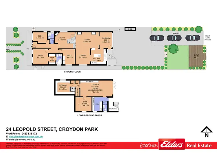 Floorplan of Homely house listing, 24 Leopold Street, Croydon Park NSW 2133