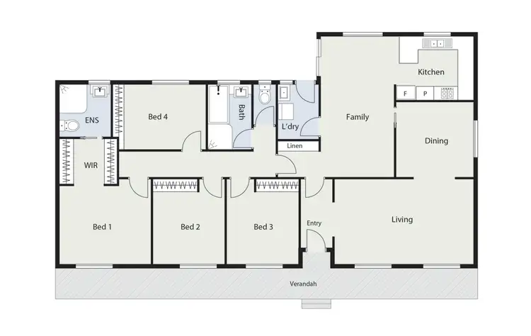 Floorplan of Homely house listing, 50 Holden Crescent, Wanniassa ACT 2903