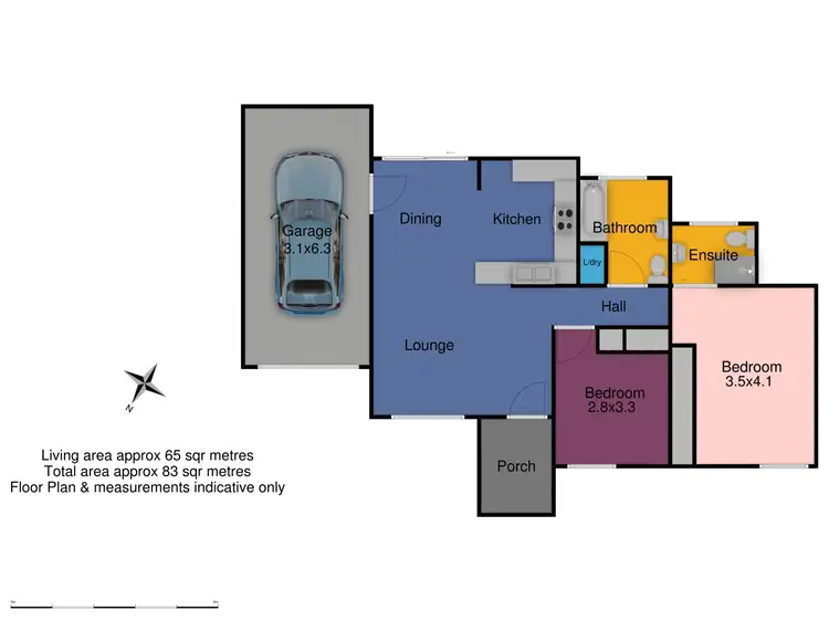 Floorplan of Homely unit listing, 8/39 Molong Road, Orange NSW 2800