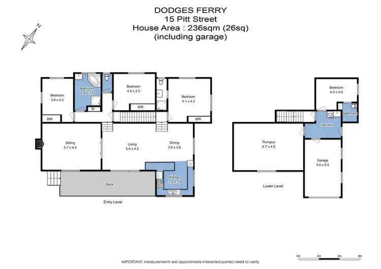 Floorplan of Homely house listing, 15 Pitt Street, Dodges Ferry TAS 7173