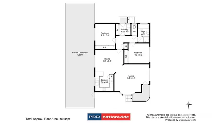 Floorplan of Homely unit listing, 3/92 Oakdowns Parade, Oakdowns TAS 7019