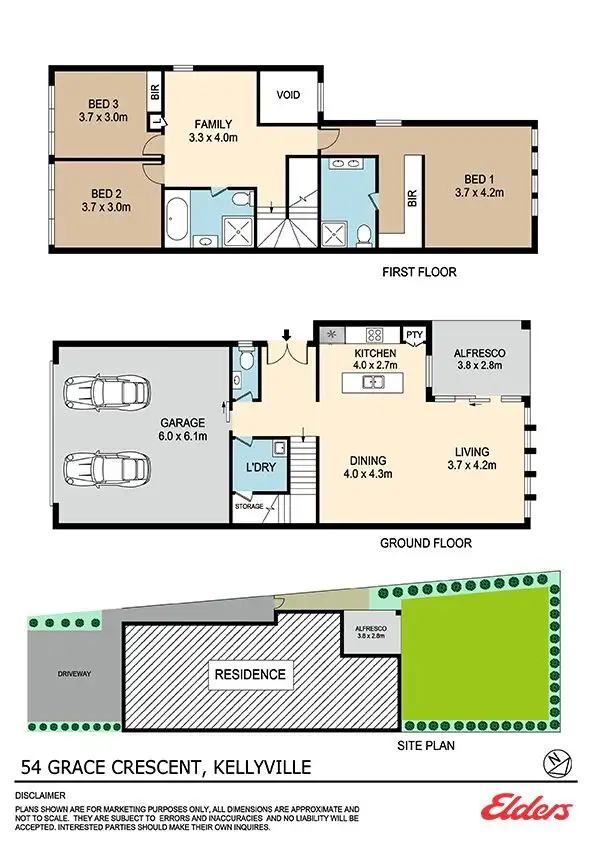 Floorplan of Homely house listing, 54 Grace Crescent, Kellyville NSW 2155