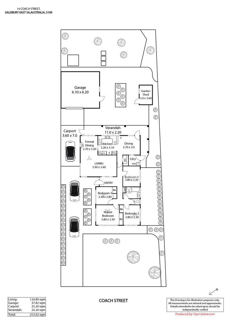 Floorplan of Homely house listing, 14 Coach Street, Salisbury East SA 5109