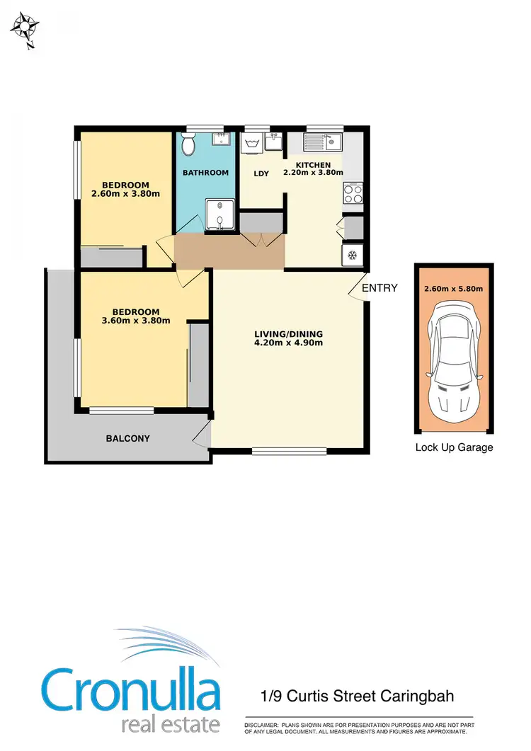 Floorplan of Homely apartment listing, 1/9 Curtis St, Caringbah NSW 2229