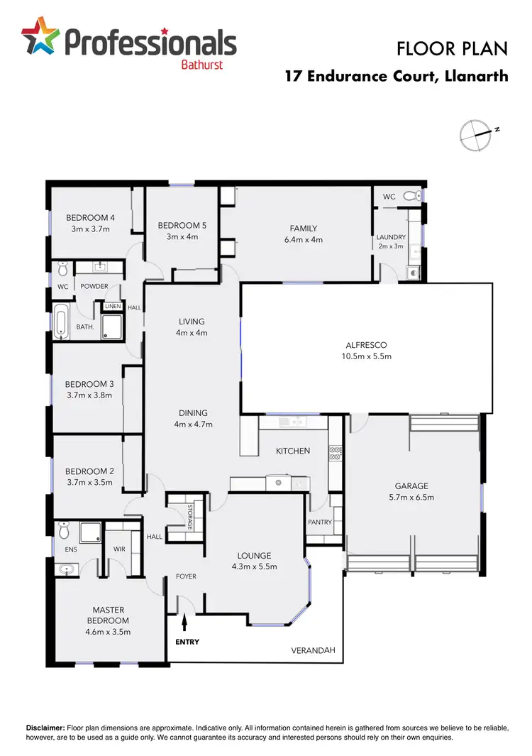 Floorplan of Homely house listing, 17 Endurance Court, Llanarth NSW 2795
