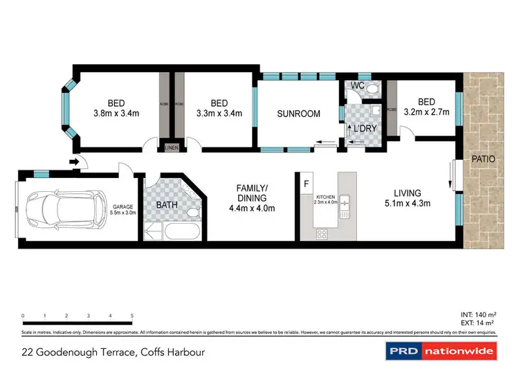 Floorplan of Homely house listing, 22 Goodenough Terrace, Coffs Harbour NSW 2450