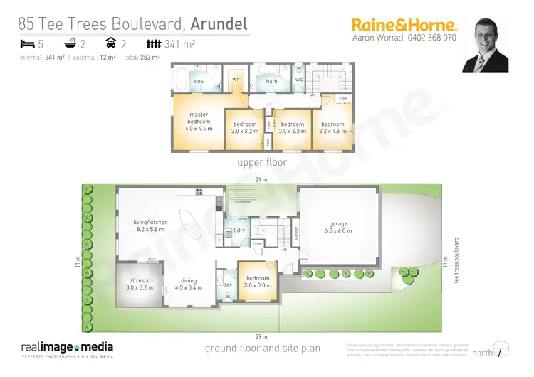 Floorplan of Homely house listing, 85 Tee Tree Boulevard, Arundel QLD 4214