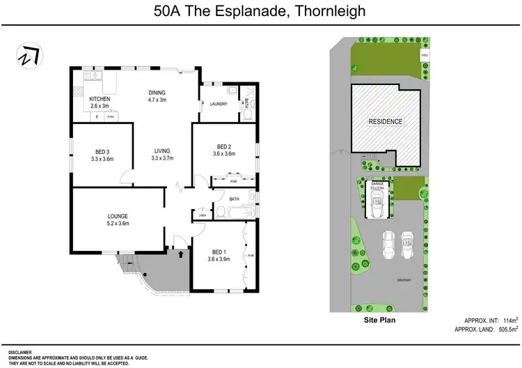 Floorplan of Homely house listing, 50a The Esplanade, Thornleigh NSW 2120