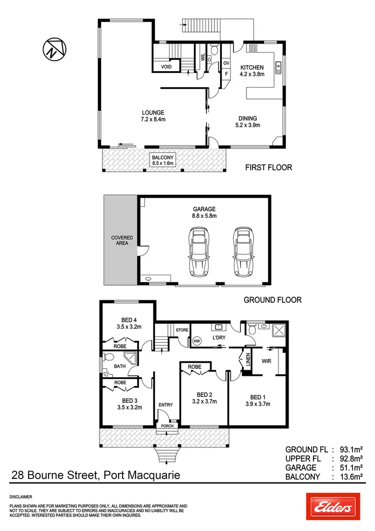 Floorplan of Homely house listing, 28 Bourne Street, Port Macquarie NSW 2444
