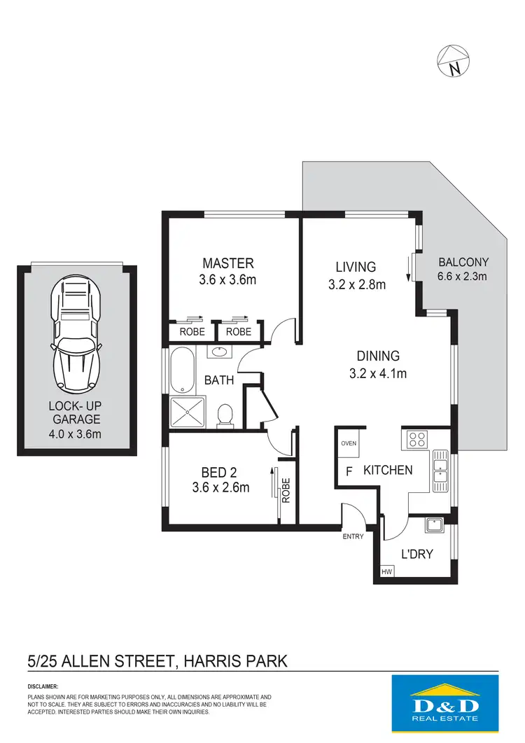 Floorplan of Homely unit listing, 5 / 25 Allen Street, Harris Park NSW 2150
