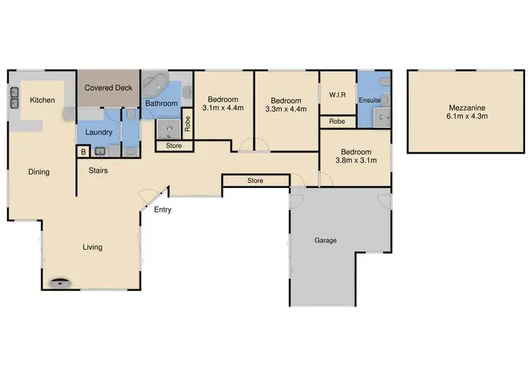 Floorplan of Homely house listing, 11 Fairfax Court, Inverloch VIC 3996