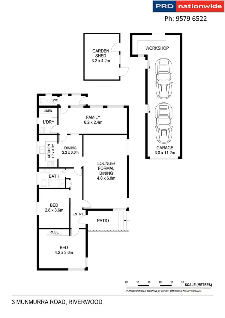 Floorplan of Homely house listing, 3 Munmurra Road, Riverwood NSW 2210