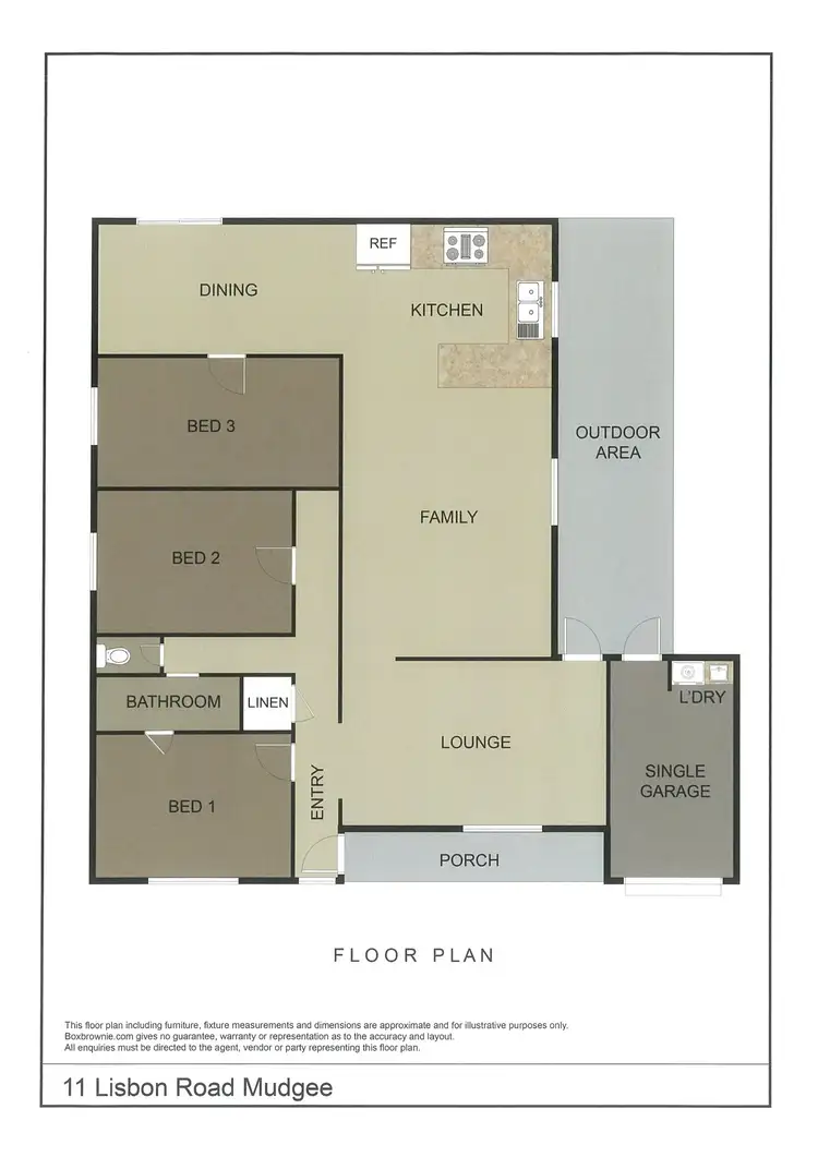 Floorplan of Homely house listing, 11 Lisbon Road, Mudgee NSW 2850