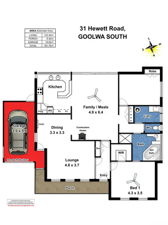 Floorplan of Homely house listing, 31 Hewett Road, Goolwa South SA 5214