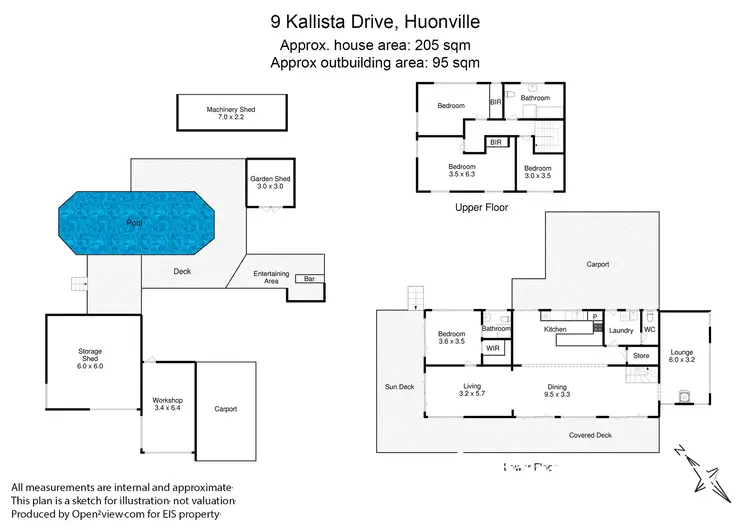 Floorplan of Homely house listing, 9 Kallista Drive, Huonville TAS 7109