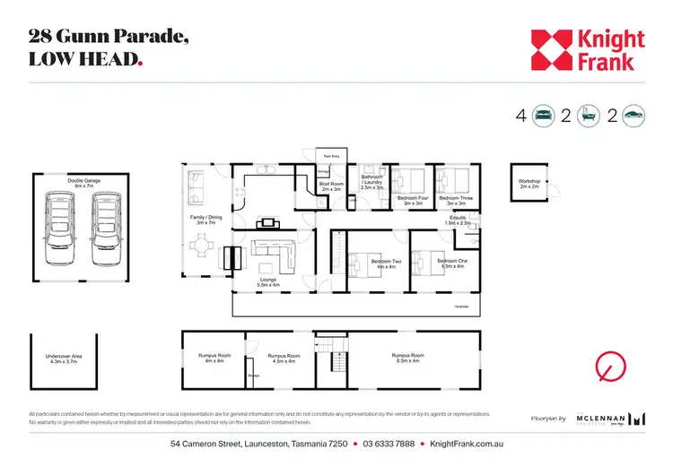 Floorplan of Homely house listing, 26-28 Gunn Parade, Low Head TAS 7253