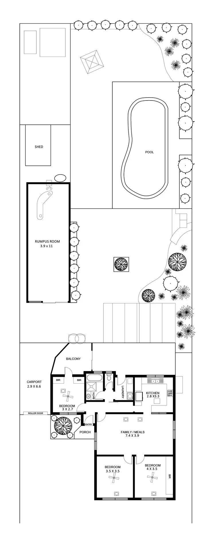 Floorplan of Homely house listing, 23 Pym St, Croydon Park SA 5008