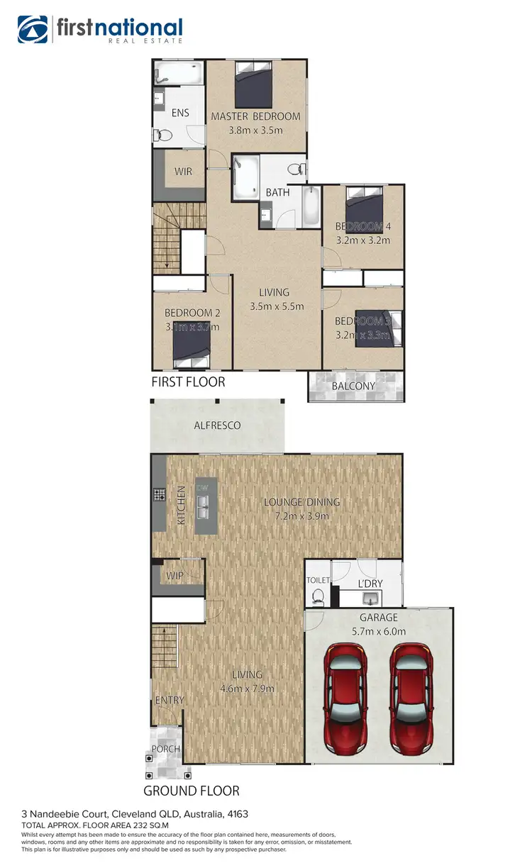 Floorplan of Homely house listing, 3 Nandeebie Court, Cleveland QLD 4163