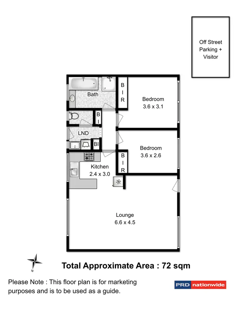 Floorplan of Homely unit listing, 2/18 Longley Court, Glenorchy TAS 7010