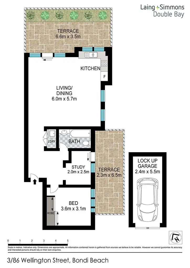 Floorplan of Homely apartment listing, 3/86-88 Wellington Street, Bondi Beach NSW 2026