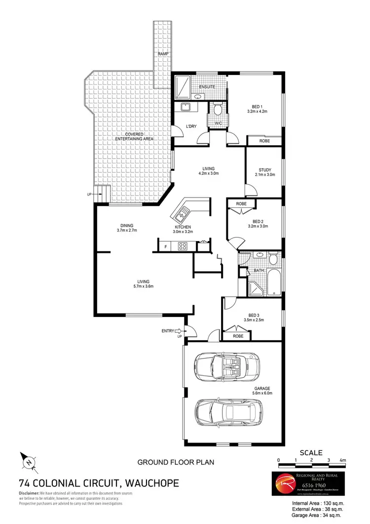 Floorplan of Homely house listing, 74 Colonial Circuit, Wauchope NSW 2446