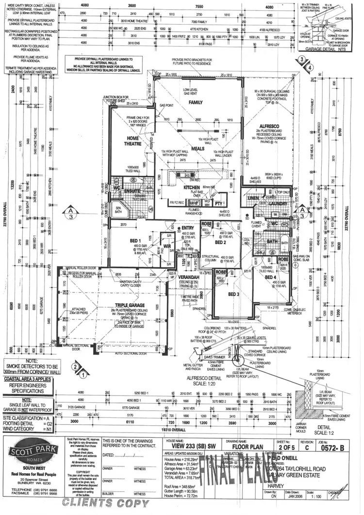 Floorplan of Homely house listing, 6 Taylorhill Road, Australind WA 6233